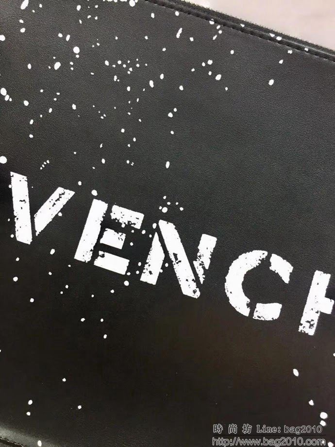 GlVENCHY紀梵希 2018最新 熱賣款式 專櫃品質 頂級進口牛皮 原版五金 拉鏈手包 091888  tsg1107